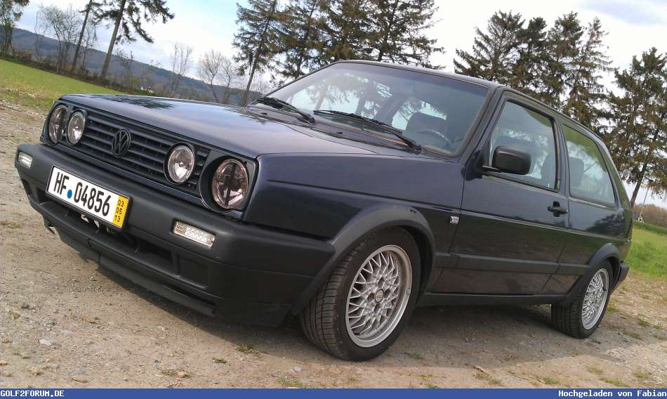 Fabian sein Golf II GT Special Papierkorb VW Golf 2