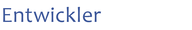 Entwickler